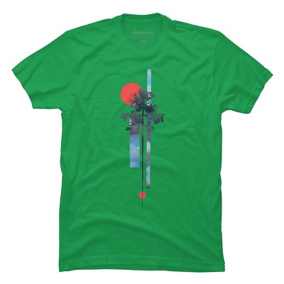 Men's Design By Humans Abstract Nature By airiestudio T-Shirt