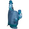 Disney Airblown Inflatable Haunted Mansion Beware of Ghosts Scene Disney, 6 ft Tall, Blue - 3 of 4