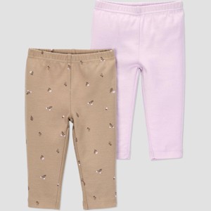 Carter's Just One You® Baby Girls' 2pk Forest Pants - Purple - 1 of 3