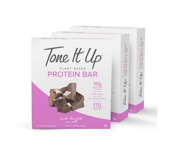 Tone It Up Bar - Chocolate Sea Salt - 4ct/3pk