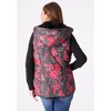 Roaman's Plus Size 2-In-1 Puffer And Faux Fur Vest - 3 of 4