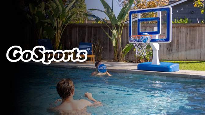 GoSports Splash Hoop ELITE Pool Hoop Basketball Game - 4pc, 2 of 7, play video