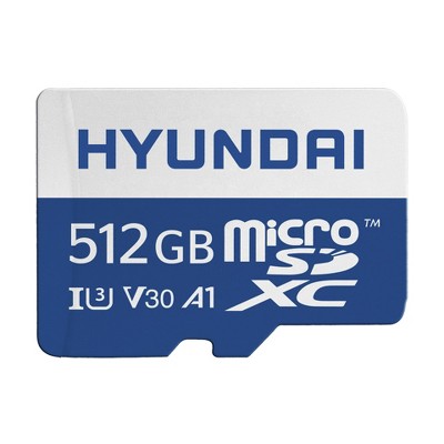 Hyundai MicroSD 512GB U3 4K Retail w/Adapter
