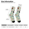Farm Animals Cow Sheep Goat Chicken Floral Women Printed Crew Socks Funny Funky Socks Soft Polyester Novelty Gifts for Artists Men - 2 of 4