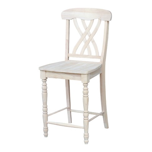 24 Lattice Counter Height Barstool, 24 Inch Counter Height Dining Chairs