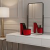 HomeRoots 9" Red Black And Gold Velvet High Heel Jewelry Box - 2 of 4