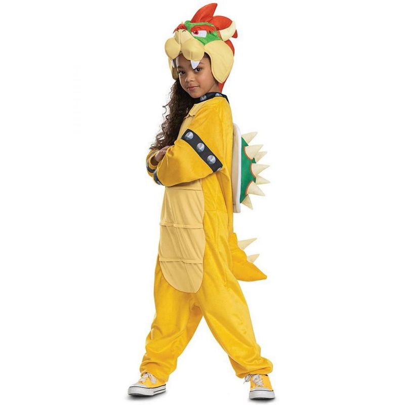 Super Mario Bowser Hooded Jumpsuit Boys' Costume, 2 of 3