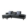 L-Shaped Sectional Sofa with Hidden Storage & Accent Pillows - 4 of 4
