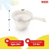 DOLU Foldable Bath Ladle for Compact Toddler Wash Tub, Ages 6+ Months, Beige - 4 of 4