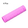 Unique Bargains Rubber Non-Slip Mushroom Bike Fit 7/8" Handlebar Grips 4.53" 4 Pairs - 3 of 4