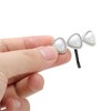 Unique Bargains Women's Three Heart Ponytail Buckle Hair Clip 1 Pc - 4 of 4