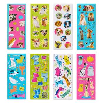 Wrapables 3D Puffy Stickers for Scrapbooking, (10 Sheets) Zoo Animals  Kitties Doggies Owls, 10 Sheets - Fry's Food Stores