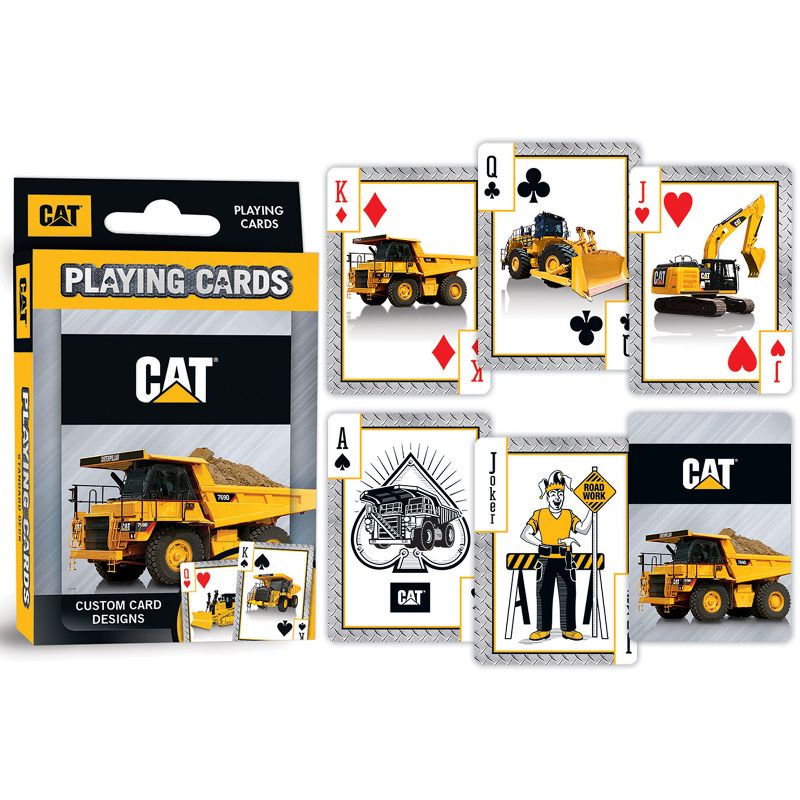 MasterPieces Officially Licensed CAT Playing Cards - 54 Card Deck for Kids, 4 of 6