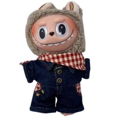 Doll Clothes Superstore Rodeo Ready: Western Jumpsuit for Labubu 17.5 cm