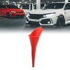 Unique Bargains Red Plastic Universal Car Auto Oil Water Fuel Gas Petrol Funnel 9.6"x2.9" - 2 of 4