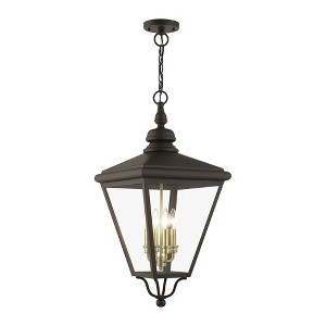 Livex Lighting Adams 4 - Light Pendant in  Bronze/Antique Brass - 1 of 4
