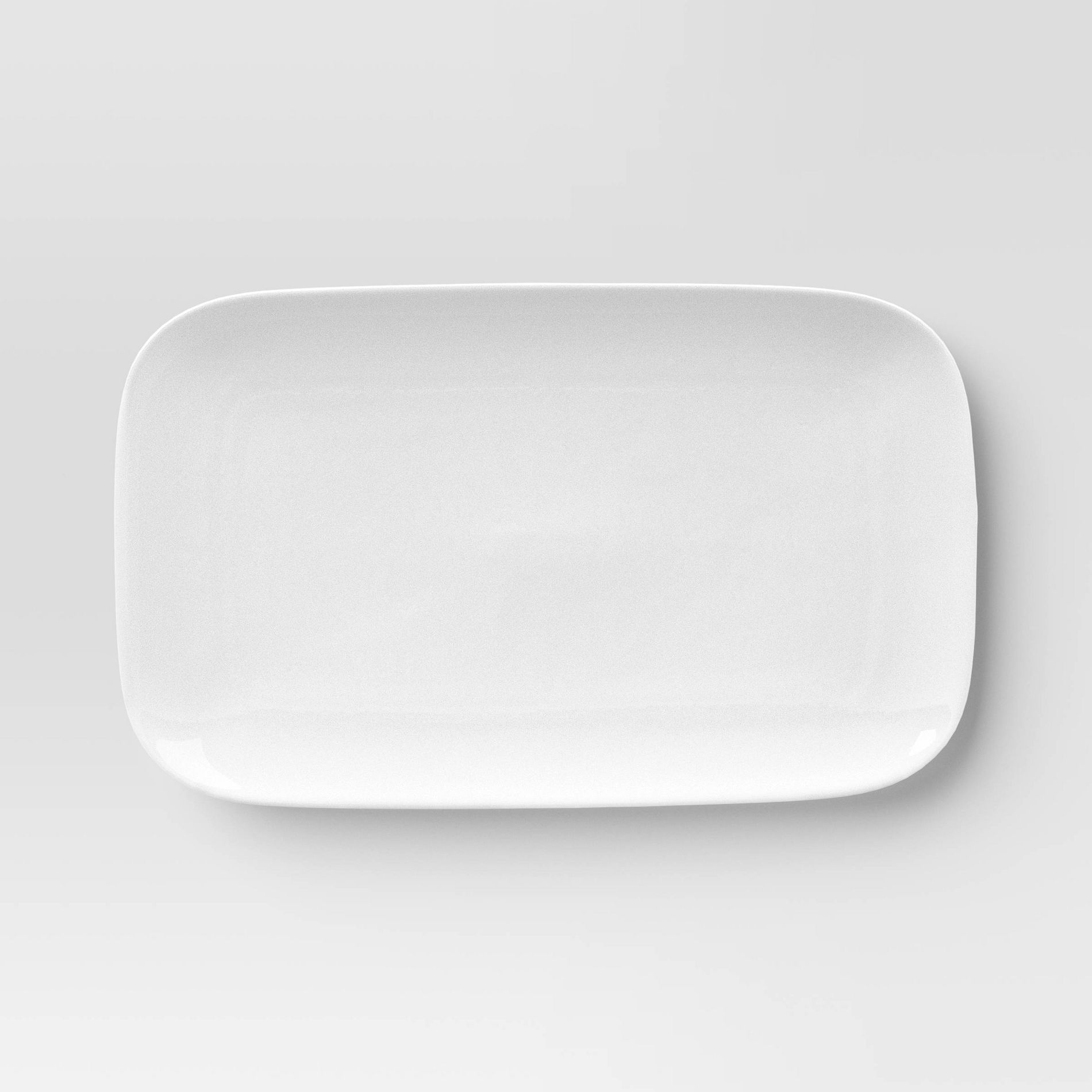 13" New Porcelain Rectangle Serve Platter - Threshold™