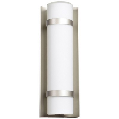 Access Lighting Cilindro 1 - Light Wall Light in  Brushed Steel