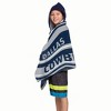 22"x51" NFL Dallas Cowboys Liner Youth Hooded Towel - 2 of 3