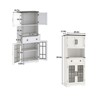 59.4" Tall Pantry Storage Cabinet with Adjustable Shelves, Storage Hutch, White - 2 of 4