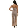 Derek Heart Sleeveless Jumpsuit with High Neck and Wide Leg (Juniors & Women) - 3 of 3