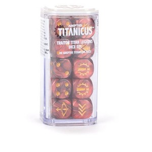 Adeptus Titanicus Traitor Titan Legions Dice Set Warhammer - 1 of 1