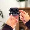 Insten Soft TPU Case For Samsung Galaxy Buds+ / Galaxy Buds with Carabiner Keychain, Support Wireless Charging, Pink Chrome - 2 of 4