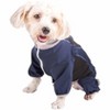 Pet Life (R) Active 'Warm-Pup' Heathered Performance 4-Way Stretch Two-Toned Full Body Warm Up - 3 of 4