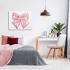 Stupell Industries Glam Diamond Glimmer Pink Fashion Design Bow Canvas Wall Art - 2 of 4