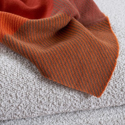 Happy Fall Y'all Knitted Cotton Throw Blanket