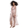 Veil Tulle Ruffle Peignoir Robe - 3 of 3
