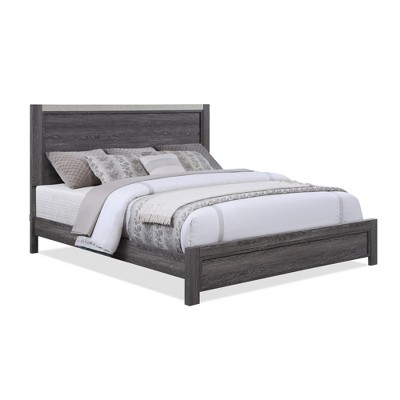 Queen Size Wooden Platform Bed with Headboard for Bedroom