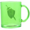 Just Funky The Legend of Zelda Hylian Shield 16oz Green Glass Coffee Mug - 2 of 3