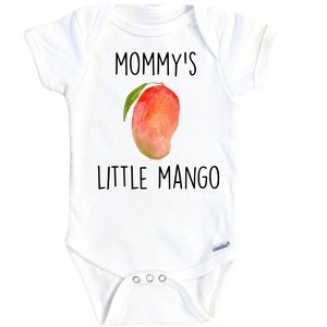 Mango Mommy Onesie® Baby Boy Girl Clothes Infant Bodysuit Funny Cute Newborn GS1 - 1 of 3