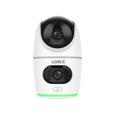 Lorex 2K Dual View Pan-Tilt Indoor Security Camera