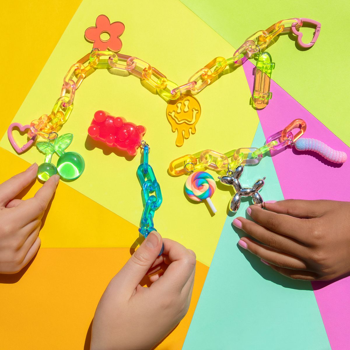 Fashion Angels: Chunky Charms & Chains - So Rad - Accessory Design Kit, Kids 8+ - thumbnail 6