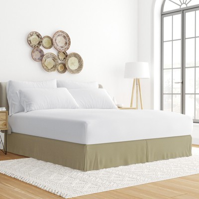 Premium Pleated Dust Ruffle Bed Skirt - Easy Fit - Becky Cameron