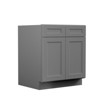 Kitchen Base Cabinet, Unassembled Cabinet with Adjustable Shelf without Top - 2 of 4