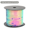 Flat Sequin Strip, 6mm String Metallic Sequin Strand, Paillette Sequin Sewing Trim DTY Project Decoration, 100 Yards - 3 of 4