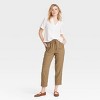 Women's High-Rise Straight Leg Pull-On Pants - Universal Thread™ - 3 of 3