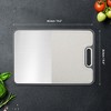Unique Bargains Double-Sided Pure Titanium Cutting Board Gray Beige - 2 of 4