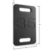 Philosophy Gym Cast Iron Ruck Weight - Weighted Fitness Plate with Handle - 4 of 4