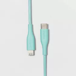 3' Lightning to USB-C Round Cable - heyday™ Spring Teal