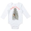 Star Wars The Mandalorian Baby Grogu Baby Girls 3 Pack Long Sleeve Bodysuits  - 2 of 4