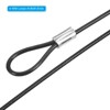 Unique Bargains Stainless Steel Stage Lighting Luggage Lock Double Loop Safety Lock Cables - 4 of 4