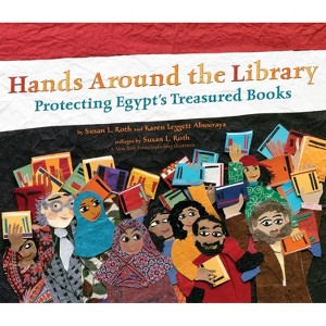 Hands Around the Library - by  Karen Leggett Abouraya (Hardcover) - 1 of 1