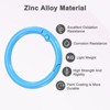 Unique Bargains Metal Spring O Rings Zinc Alloy Durable Multipurpose Lightweight Buckle - 2 of 4