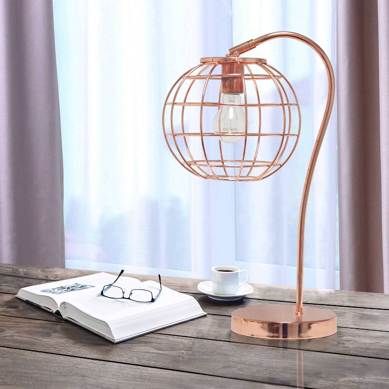 Metal Arched Cage Table Lamp - Lalia Home, 4 of 8