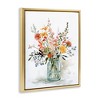Stupell Industries Warm Summer Floral Bouquet Floating Frame Canvas Art - 2 of 4