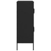 vidaXL Storage Cabinet Black 31.5"x13.8"x40" Steel - 4 of 4